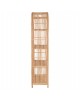 ΒΙΒΛΙΟΘΗΚΗ SIMOK HM9552 ΑΠΟ ΦΥΣΙΚΟ RATTAN ΣΕ ΦΥΣΙΚΟ ΧΡΩΜΑ 80x40x182Υεκ.