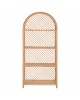 ΒΙΒΛΙΟΘΗΚΗ SIMOK HM9552 ΑΠΟ ΦΥΣΙΚΟ RATTAN ΣΕ ΦΥΣΙΚΟ ΧΡΩΜΑ 80x40x182Υεκ.