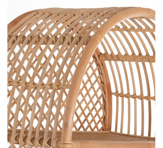 ΒΙΒΛΙΟΘΗΚΗ SIMOK HM9552 ΑΠΟ ΦΥΣΙΚΟ RATTAN ΣΕ ΦΥΣΙΚΟ ΧΡΩΜΑ 80x40x182Υεκ.