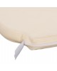 ΜΑΞΙΛΑΡΙ TIFFANYS HM8058.41FC ΜΕ ΥΦΑΣΜΑ WATER REPELLENT ΛΕΥΚΟ 43,5x40x3Υεκ.