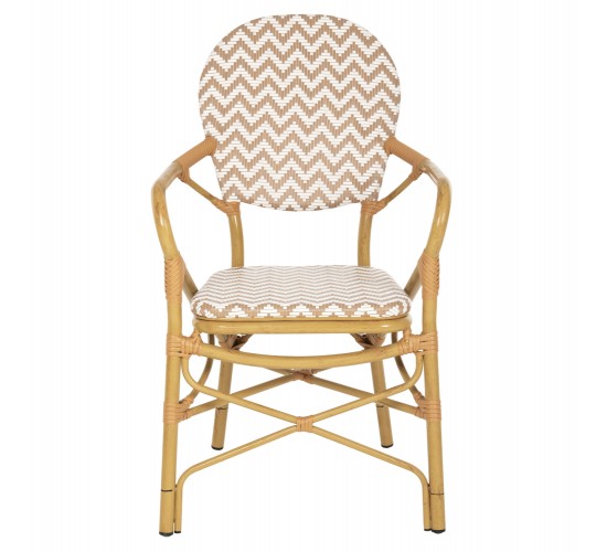 ΠΟΛΥΘΡΟΝΑ ΑΛΟΥΜΙΝΙΟΥ BAMBOO LOOK ΦΥΣΙΚΟ - ΛΕΥΚΟ HM5928.03 55x58x95 εκ.