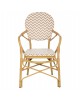 ΠΟΛΥΘΡΟΝΑ ΑΛΟΥΜΙΝΙΟΥ BAMBOO LOOK ΦΥΣΙΚΟ - ΛΕΥΚΟ HM5928.03 55x58x95 εκ.