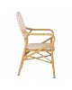 ΠΟΛΥΘΡΟΝΑ ΑΛΟΥΜΙΝΙΟΥ BAMBOO LOOK ΦΥΣΙΚΟ - ΛΕΥΚΟ HM5928.03 55x58x95 εκ.