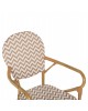 ΠΟΛΥΘΡΟΝΑ ΑΛΟΥΜΙΝΙΟΥ BAMBOO LOOK ΦΥΣΙΚΟ - ΛΕΥΚΟ HM5928.03 55x58x95 εκ.