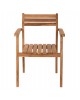 ΠΟΛΥΘΡΟΝΑ ERIETTA ΞΥΛΟ TEAK ΣΤΟΙΒΑΖΟΜΕΝΗ HM9534 ΣΕ ΦΥΣΙΚΟ ΧΡΩΜΑ 60x54x87Y εκ.