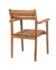 ΠΟΛΥΘΡΟΝΑ ERIETTA ΞΥΛΟ TEAK ΣΤΟΙΒΑΖΟΜΕΝΗ HM9534 ΣΕ ΦΥΣΙΚΟ ΧΡΩΜΑ 60x54x87Y εκ.