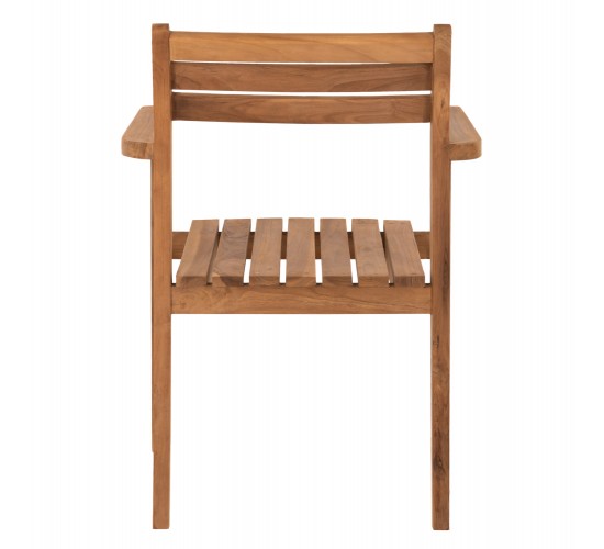 ΠΟΛΥΘΡΟΝΑ ERIETTA ΞΥΛΟ TEAK ΣΤΟΙΒΑΖΟΜΕΝΗ HM9534 ΣΕ ΦΥΣΙΚΟ ΧΡΩΜΑ 60x54x87Y εκ.
