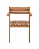 ΠΟΛΥΘΡΟΝΑ ERIETTA ΞΥΛΟ TEAK ΣΤΟΙΒΑΖΟΜΕΝΗ HM9534 ΣΕ ΦΥΣΙΚΟ ΧΡΩΜΑ 60x54x87Y εκ.