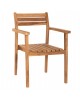 ΠΟΛΥΘΡΟΝΑ ERIETTA ΞΥΛΟ TEAK ΣΤΟΙΒΑΖΟΜΕΝΗ HM9534 ΣΕ ΦΥΣΙΚΟ ΧΡΩΜΑ 60x54x87Y εκ.