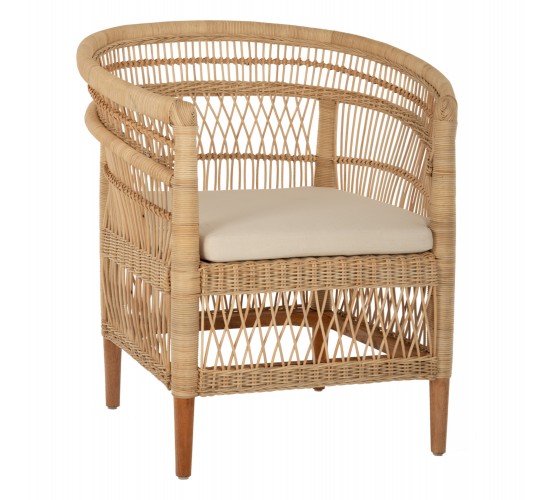 ΠΟΛΥΘΡΟΝΑ HM9566 ΞΥΛΟ ΜΑΟΝΙ ΕΠΕΝΔΥΣΗ RATTAN ΛΕΥΚΟ ΜΑΞΙΛΑΡΙ ΚΑΘΙΣΜΑΤΟΣ 80x70x86Υεκ.