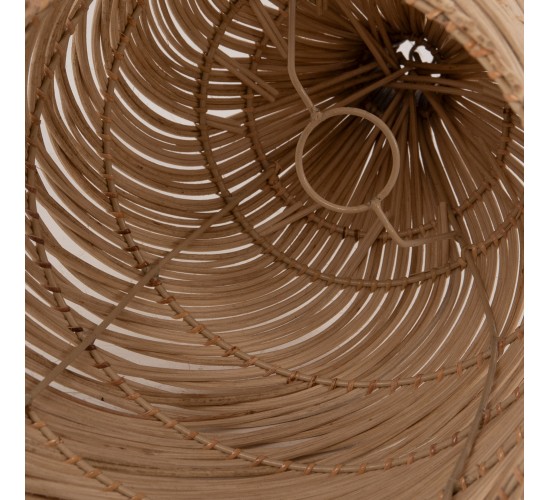 ΦΩΤΙΣΤΙΚΟ ΟΡΟΦΗΣ HM7883 ΚΡΕΜΑΣΤΟ ΑΠΟ RATTAN ΣΕ ΦΥΣΙΚΟ ΧΡΩΜΑ Φ34,5x83Υεκ.