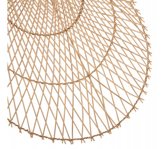 ΦΩΤΙΣΤΙΚΟ ΟΡΟΦΗΣ ΚΡΕΜΑΣΤΟ HM7879.02 RATTAN ΣΕ ΦΥΣΙΚΟ ΧΡΩΜΑ Φ80x31-40Υ εκ.