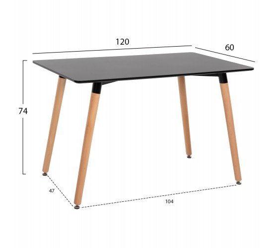 ΤΡΑΠΕΖΙ MINIMAL HM8581.02 ΑΝΟΙΧΤΟ ΓΚΡΙ MDF-ΠΟΔΙΑ ΟΞΙΑ ΣΕ ΦΥΣΙΚΟ ΧΡΩΜΑ- 120Χ60X74Υεκ.