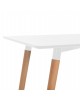 ΤΡΑΠΕΖΙ MINIMAL HM8581.01 ΛΕΥΚΟ MDF-ΠΟΔΙΑ ΟΞΙΑ ΣΕ ΦΥΣΙΚΟ ΧΡΩΜΑ- 120Χ60X74Υεκ.