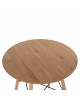 ΤΡΑΠΕΖΙ ΣΤΡΟΓΓΥΛΟ MINIMAL HM0060.04 ΦΥΣΙΚΟ ΧΡΩΜΑ MDF-ΠΟΔΙΑ ΟΞΙΑΣ ΣΕ ΦΥΣΙΚΟ ΧΡΩΜΑ Φ60Χ76Υεκ.