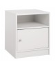 ΚΟΜΟΔΙΝΟ ΜΕΛΑΜΙΝΗΣ MALORY HM2205.05 ΛΕΥΚO 40x40x50Yεκ.