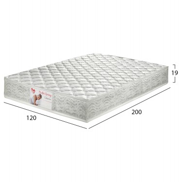 ΣΤΡΩΜΑ POCKET SPRING 120x200 ΔΙΠΛΗΣ ΟΨΗΣ HM309.08 HOMEMARKT Ημίδιπλο