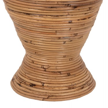 ΔΙΑΚΟΣΜΗΤΙΚΟ ΒΑΖΟ ΔΑΠΕΔΟΥ HM7852 RATTAN ΣΕ ΦΥΣΙΚΟ Φ30x100Yεκ.
