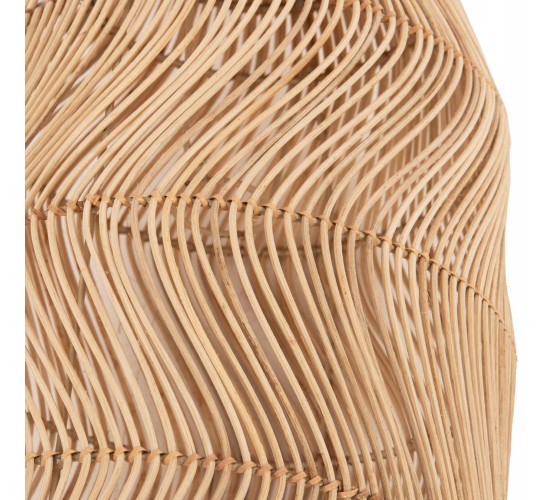 ΦΩΤΙΣΤΙΚΟ ΟΡΟΦΗΣ THEON HM7888 ΚΡΕΜΑΣΤΟ ΑΠΟ RATTAN ΣΕ ΦΥΣΙΚΟ ΧΡΩΜΑ Φ22x148Υ εκ.