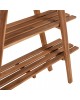 ΒΙΒΛΙΟΘΗΚΗ STAM HM7895 TEAK ΞΥΛΟ ΣΕ ΦΥΣΙΚΟ ΧΡΩΜΑ 120x33x180Y εκ.