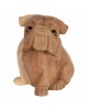 ΕΠΙΤΡΑΠΕΖΙΟ ΔΙΑΚΟΣΜΗΤΙΚΟ DOZER BULLDOG ΞΥΛΟ SUAR ΣΕ ΦΥΣΙΚΟ ΧΡΩΜΑ HM7925 18x14x20Y εκ.