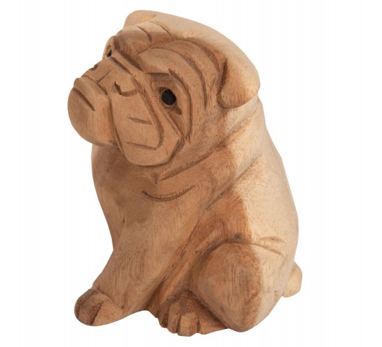 ΕΠΙΤΡΑΠΕΖΙΟ ΔΙΑΚΟΣΜΗΤΙΚΟ DOZER BULLDOG ΞΥΛΟ SUAR ΣΕ ΦΥΣΙΚΟ ΧΡΩΜΑ HM7923 9x8x12Y εκ.
