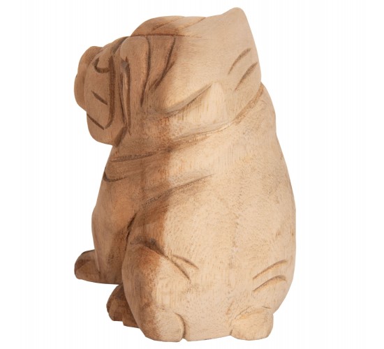ΕΠΙΤΡΑΠΕΖΙΟ ΔΙΑΚΟΣΜΗΤΙΚΟ DOZER BULLDOG ΞΥΛΟ SUAR ΣΕ ΦΥΣΙΚΟ ΧΡΩΜΑ HM7923 9x8x12Y εκ.