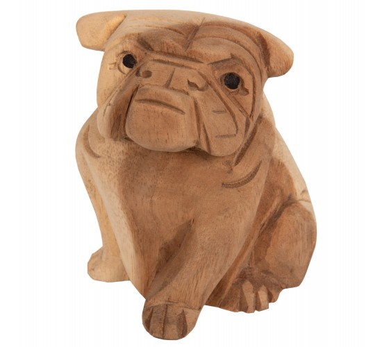 ΕΠΙΤΡΑΠΕΖΙΟ ΔΙΑΚΟΣΜΗΤΙΚΟ DOZER BULLDOG ΞΥΛΟ SUAR ΣΕ ΦΥΣΙΚΟ ΧΡΩΜΑ HM7923 9x8x12Y εκ.