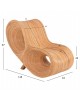 ΠΟΛΥΘΡΟΝΑ CURVY LOUNGE HM9645.01 ΑΠΟ RATTAN ΣΕ ΦΥΣΙΚΗ ΑΠΟΧΡΩΣΗ 63x128x97Y εκ.