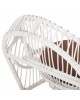 ΠΟΛΥΘΡΟΝΑ ENTROPY HM9840.02 RATTAN ΛΕΥΚΟ ΜΕ ΚΑΦΕ ΜΑΞΙΛΑΡΙ 80x97x85Υεκ.