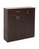 ΠΑΠΟΥΤΣΟΘΗΚΗ-ΝΤΟΥΛΑΠΑ PROΒY HM9607.01 ΜΕΛΑΜΙΝΗ WENGE 120x37,5x121,5Υεκ.