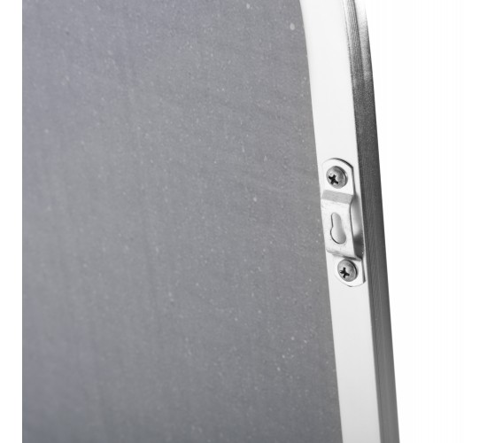 ΚΑΘΡΕΠΤΗΣ ΔΑΠΕΔΟΥ JOELY HM9578.40 ΣΚΕΛΕΤΟΣ ΑΛΟΥΜΙΝΙΟΥ ΣΕ ΑΣΗΜΙ ΧΡΩΜΑ 60x31x160Υεκ.