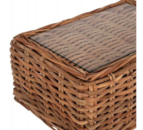 ΣΕΤ ΣΑΛΟΝΙ ΕΞ.ΧΩΡΟΥ TROPEL HM9656 4ΤΜΧ ΦΥΣΙΚΟ RATTAN-ΞΥΛΟ ΜΑΟΝΙ-ΛΕΥΚΑ ΜΑΞΙΛΑΡΙΑ