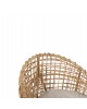 ΠΟΛΥΘΡΟΝΑ ENTO HM9814 RATTAN ΣΕ ΦΥΣΙΚΟ-ΛΕΥΚΟ ΜΑΞΙΛΑΡΙ 106x94x82Yεκ.