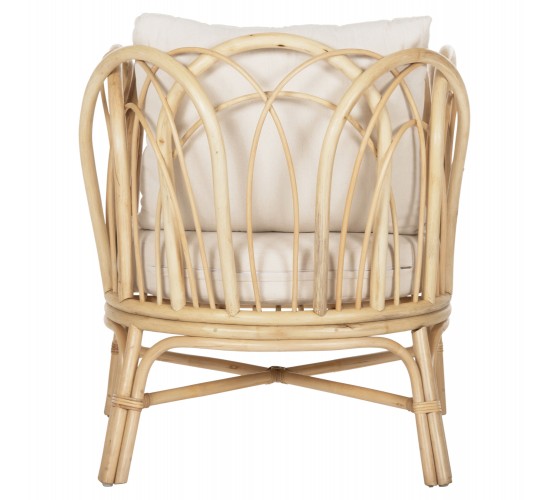 ΠΟΛΥΘΡΟΝΑ ESTOR HM9817 RATTAN ΣΕ ΦΥΣΙΚΟ-ΛΕΥΚΟ ΜΑΞΙΛΑΡΙ 78x75x92Υ εκ.