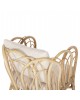 ΠΟΛΥΘΡΟΝΑ ESTOR HM9817 RATTAN ΣΕ ΦΥΣΙΚΟ-ΛΕΥΚΟ ΜΑΞΙΛΑΡΙ 78x75x92Υ εκ.