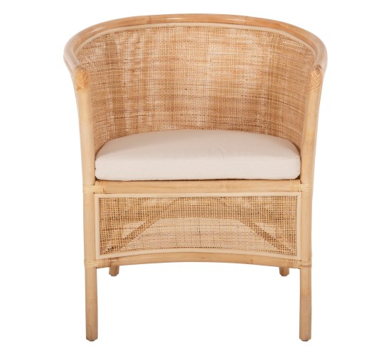 ΠΟΛΥΘΡΟΝΑ APRON HM9818 RATTAN ΠΛΕΚΤΟ ΣΕ ΦΥΣΙΚΟ-ΛΕΥΚΟ ΜΑΞΙΛΑΡΙ 75x70x85Υεκ.