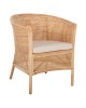 ΠΟΛΥΘΡΟΝΑ APRON HM9818 RATTAN ΠΛΕΚΤΟ ΣΕ ΦΥΣΙΚΟ-ΛΕΥΚΟ ΜΑΞΙΛΑΡΙ 75x70x85Υεκ.