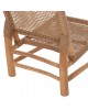 ΚΑΡΕΚΛΑ LONDER HM5986 ΞΥΛΟ TEAK ΣΕ ΦΥΣΙΚΟ ΚΑΙ ΣΥΝΘΕΤΙΚΟ RATTAN 63x77x77Υεκ.