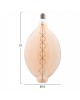ΛΑΜΠΤΗΡΑΣ BT180 LED FILAMENT 8W E27 3000K TEA COLOR DIMMABLE HM4051.02