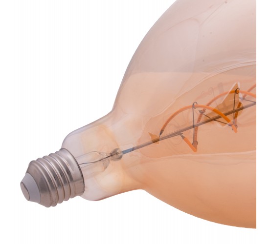 ΛΑΜΠΤΗΡΑΣ BT180 LED FILAMENT 8W E27 3000K TEA COLOR DIMMABLE HM4051.02