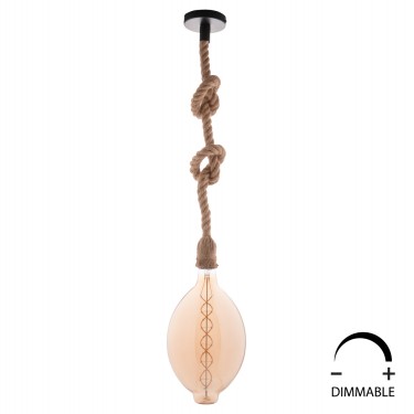 ΛΑΜΠΤΗΡΑΣ LED FILAMENT 8W E27 3000K TEA COLOR DIMMABLE HM4051.02