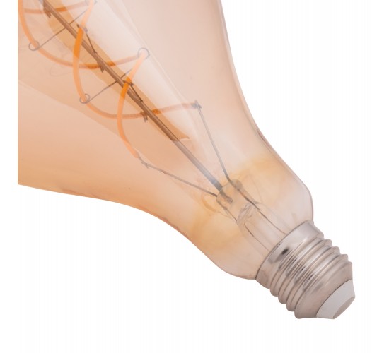 ΛΑΜΠΤΗΡΑΣ A160 LED FILAMENT 8W E27 3000K TEA COLOR DIMMABLE HM4052.02
