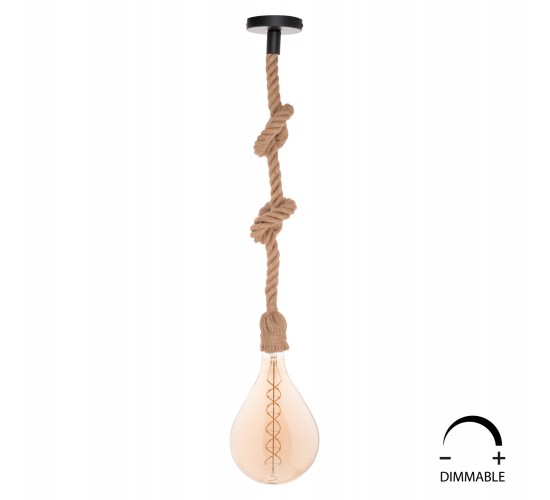 ΛΑΜΠΤΗΡΑΣ A160 LED FILAMENT 8W E27 3000K TEA COLOR DIMMABLE HM4052.02