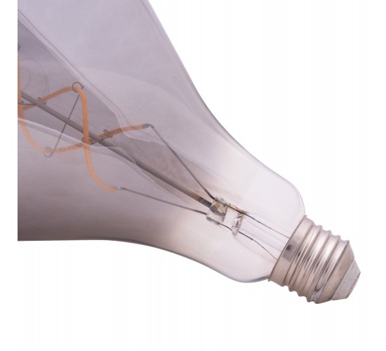 ΛΑΜΠΤΗΡΑΣ A160 LED FILAMENT 8W E27 3000K SMOKE COLOR DIMMABLE  HM4052.03