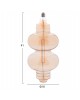 ΛΑΜΠΤΗΡΑΣ JHD-Y1180 LED FILAMENT 8W E27 3000K GOLD COLOR DIMMABLE HM4053.02