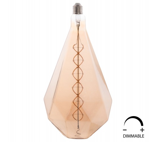 ΛΑΜΠΤΗΡΑΣ ZS1800 LED FILAMENT 8W E27 3000K TEA COLOR DIMMABLE HM4057
