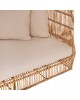 ΚΑΝΑΠΕΣ ΕΞ. ΧΩΡΟΥ ZEPHYR HM5988 ΚΑΛΑΜΙΑ RATTAN ΦΥΣΙΚΟ-ΜΠΕΖ ΜΑΞΙΛΑΡΙΑ 200x120x142Yεκ.