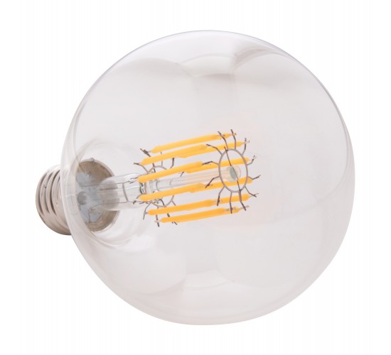 ΛΑΜΠΤΗΡΑΣ GLOBO LED FILAMENT 12W E27 3000K ΔΙΑΦΑΝΟΣ HM4049.01