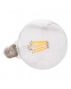 ΛΑΜΠΤΗΡΑΣ GLOBO LED FILAMENT 8W E27 3000K ΔΙΑΦΑΝΟΣ DIMMABLE HM4050.01